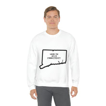 Load image into Gallery viewer, Unisex Heavy Blend™ Crewneck Sweatshirt: WHERE THE HELL IS CT?-Black
