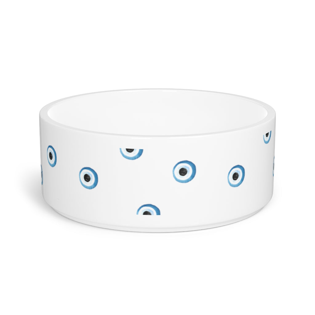 Pet Bowl: Watercolor Mati-White