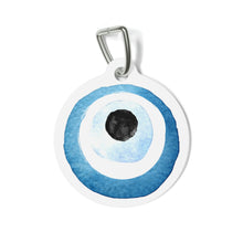 Cargar imagen en el visor de la galería, Collar Charm: Watercolor Mati-White Metal
