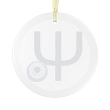 Cargar imagen en el visor de la galería, Ψ-PSI: Greek Monogram Glass Ornament
