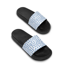 Load image into Gallery viewer, Women&#39;s Slide Sandals: Greek Flag-White
