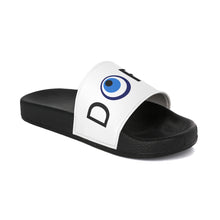 Cargar imagen en el visor de la galería, Women&#39;s Slide Sandals: DOPE With Evil Eye O-White
