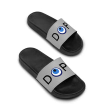 Cargar imagen en el visor de la galería, Women&#39;s Slide Sandals: DOPE With Evil Eye O-Grey
