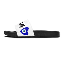 Load image into Gallery viewer, Women&#39;s Slide Sandals: Filakia with Mati Heart
