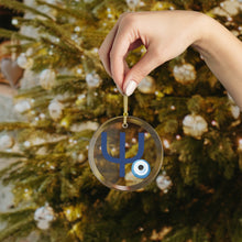 Cargar imagen en el visor de la galería, Ψ-PSI: Greek Monogram Glass Ornament
