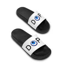 Cargar imagen en el visor de la galería, Women&#39;s Slide Sandals: DOPE With Evil Eye O-White
