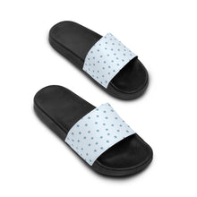 Cargar imagen en el visor de la galería, Women&#39;s Slide Sandals: Watercolor Mati-Light Blue
