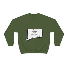 Load image into Gallery viewer, Unisex Heavy Blend™ Crewneck Sweatshirt: WHERE THE HELL IS CT?-Black
