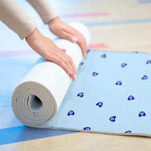 Load image into Gallery viewer, Foam Yoga Mat: Mati Heart-Light Blue
