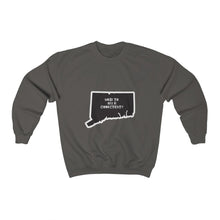 Cargar imagen en el visor de la galería, Unisex Heavy Blend™ Crewneck Sweatshirt: WHERE THE HELL IS CT?-White
