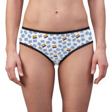 Cargar imagen en el visor de la galería, Women&#39;s Panties: Greek Flag + PRIDE
