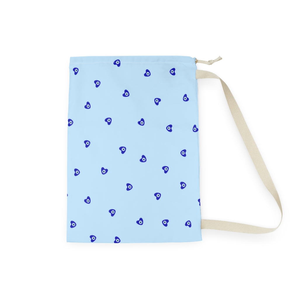 Laundry Bag: Mati Heart-Blue