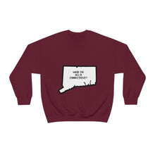 Load image into Gallery viewer, Unisex Heavy Blend™ Crewneck Sweatshirt: WHERE THE HELL IS CT?-Black

