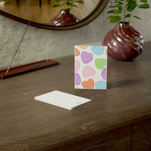 Load image into Gallery viewer, Folded Greeting Cards: Conversation Greek Heart-(1, 10, 30, and 50pcs)
