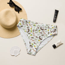 Load image into Gallery viewer, XORIO Print Recycled high-waisted bikini bottom
