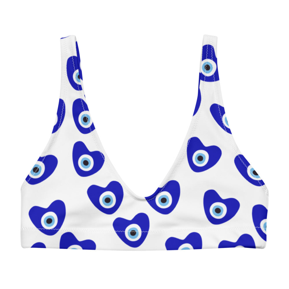 Padded Bikini Top: Mati Heart