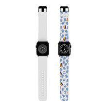 Load image into Gallery viewer, Watch Band: Apple Watch-Greek Flag + PRIDE
