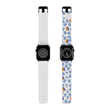 Load image into Gallery viewer, Watch Band: Apple Watch-Greek Flag + PRIDE
