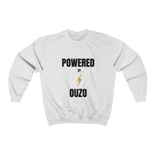 Load image into Gallery viewer, Unisex Heavy Blend™ Crewneck Sweatshirt- Powered by Ouzo: Black
