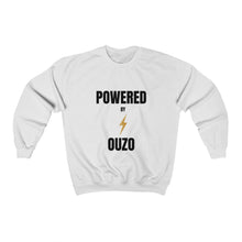 Cargar imagen en el visor de la galería, Unisex Heavy Blend™ Crewneck Sweatshirt- Powered by Ouzo: Black
