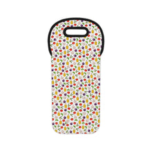 Load image into Gallery viewer, Wine Tote Bag: Kouzina Produce Pattern
