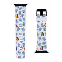 Cargar imagen en el visor de la galería, Watch Band: Apple Watch-Greek Flag + PRIDE
