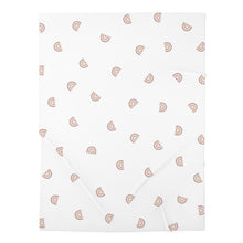 Load image into Gallery viewer, Baby Swaddle Blanket: Boho Rainbow-White
