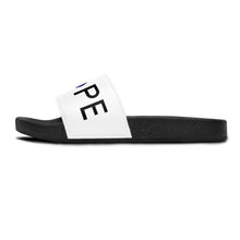 Cargar imagen en el visor de la galería, Women&#39;s Slide Sandals: DOPE With Evil Eye O-White
