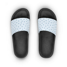 Cargar imagen en el visor de la galería, Women&#39;s Slide Sandals: Watercolor Mati-Light Blue
