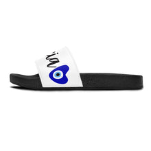 Load image into Gallery viewer, Women&#39;s Slide Sandals: Filakia with Mati Heart
