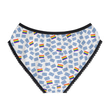 Cargar imagen en el visor de la galería, Women&#39;s Panties: Greek Flag + PRIDE

