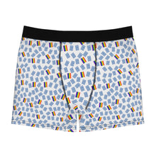 Load image into Gallery viewer, Men&#39;s Boxer Briefs: Greek Flag + PRIDE
