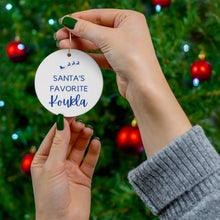Cargar imagen en el visor de la galería, Santa&#39;s Favorite Koukla Design Ceramic Ornament, 1-Pack
