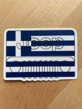 Cargar imagen en el visor de la galería, Sticker: Greek Flag Jeep Inspired Design
