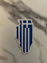 Cargar imagen en el visor de la galería, Sticker: Illinois State Greek Flag
