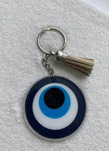 Load image into Gallery viewer, Keychain: Athena Mati-Silver
