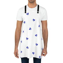 Cargar imagen en el visor de la galería, Print Apron: Mati Heart-Light Blue
