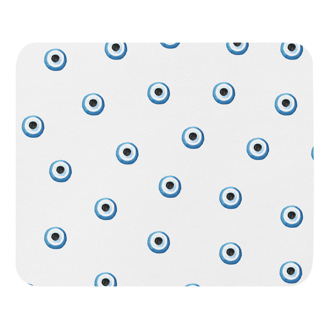 Mouse Pad: Watercolor Mati-White
