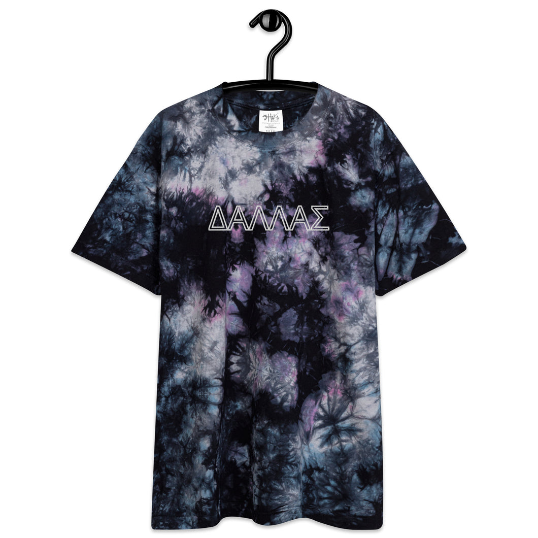 Oversized Tie-Dye T-Shirt: DALLAS