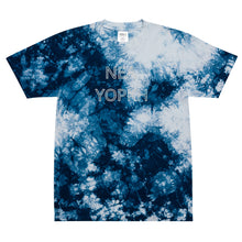 Cargar imagen en el visor de la galería, Oversized Tie-Dye T-Shirt: NEW YORK
