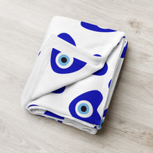 Cargar imagen en el visor de la galería, Throw Blanket: Mati Heart-White

