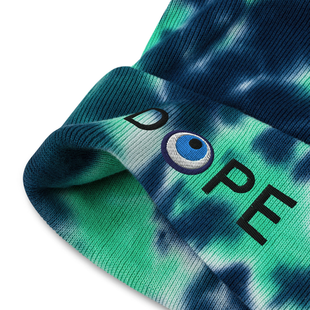 Tie-Dye Beanie: DOPE