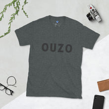 Load image into Gallery viewer, Short-Sleeve Unisex T-Shirt: OUZO-Black
