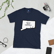 Load image into Gallery viewer, Short-Sleeve Unisex T-Shirt: WHERE THE HELL IS CT?-Black
