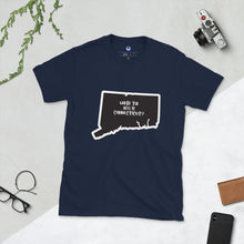 Cargar imagen en el visor de la galería, Short-Sleeve Unisex T-Shirt: WHERE THE HELL IS CT?-White
