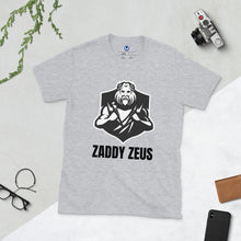 Cargar imagen en el visor de la galería, Short-Sleeve Unisex T-Shirt: Zaddy Zeus
