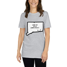 Load image into Gallery viewer, Short-Sleeve Unisex T-Shirt: WHERE THE HELL IS CT?-Black
