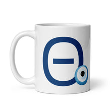 Cargar imagen en el visor de la galería, Monogram Mug: Watercolor Mati- Θ-Theta
