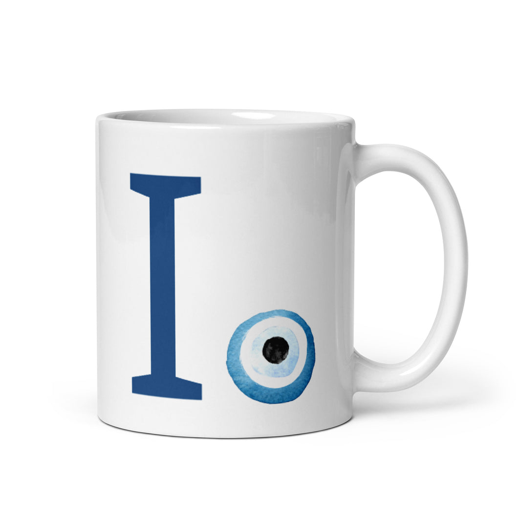 Monogram Mug: Watercolor Mati- Ι-Iota
