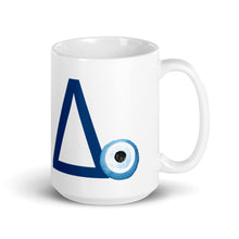 Cargar imagen en el visor de la galería, Monogram Mug: Watercolor Mati- Δ-Delta
